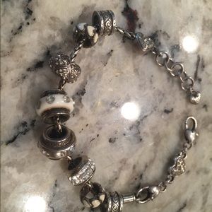 Brighton charm bracelet with charms